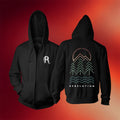 The Rebelution Merch 2026 Forest Zip Hoodie Black Gifts For Rock Music Lovers - Merchluma