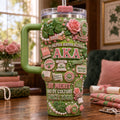 Alpha Kappa Alpha Merch AKA By Merit And By Culture Since 1908 Tumbler Gifts For Friends - Merchluma