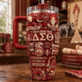 Delta Sigma Theta Merch Intelligence Is The Torch Of Wisdom Tumbler Gifts For Her - Merchluma