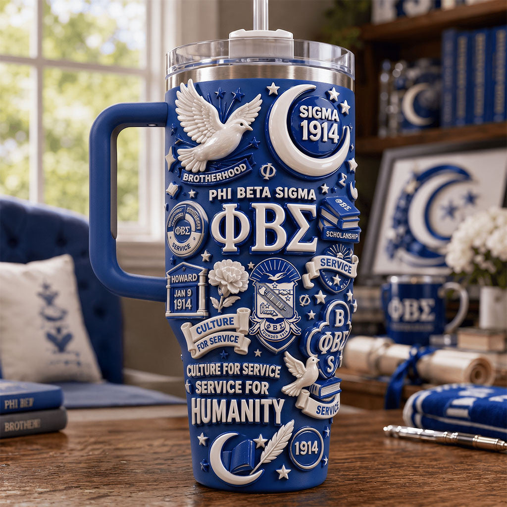 Phi Beta Sigma Merch Culture For Service Service For Humanity Tumbler Best Gifts For Brother - Merchluma