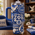 Zeta Phi Beta Merch Scholarship Service Sisterhood Tumbler Gift Ideas For Sister - Merchluma