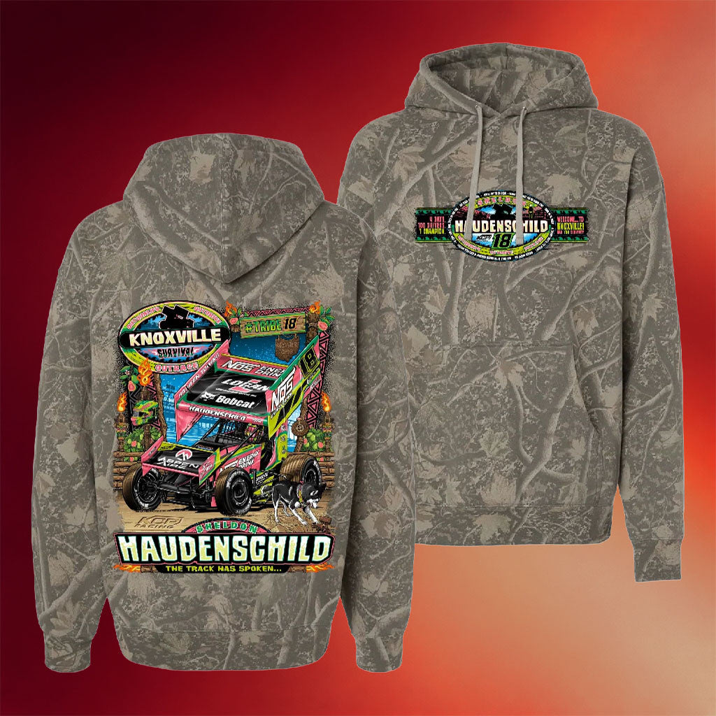 Sheldon Haudenschild Merch 2026 Knoxville Nationals Camo Hoodie Present For Dudes - Merchluma