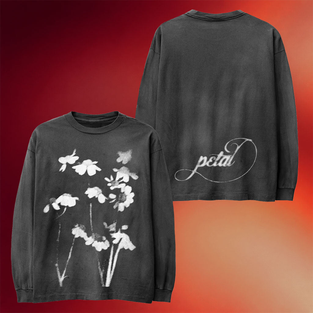 Ariana Grande Merch 2026 Petal Blurred Flowers Long Sleeve Shirt Petal Merch Gift For Music Fan - Merchluma
