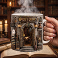 Personalized Fantasy Library Book Mug Halloween Coffee Mug Gifts For Book Lovers - Merchluma