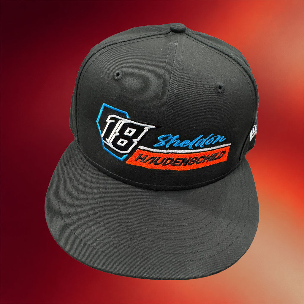 Sheldon Haudenschild Merch 2026 Sheldon Haudenschild #18 Snapback Hat Embroidered Fan Gifts - Merchluma