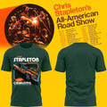 Chris Stapleton's Merch All American Road Show In Charlotte NC T-Shirt Green Gifts For Fan - Merchluma
