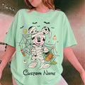 Personalized Vintage Mummy Mickey Mouse Halloween Shirt Best Gift For Daughters - Merchluma