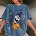 Vintage D Halloween Olaf Frozen T-Shirt Halloween Party 2026 Clothing Gift For Daughters - Merchluma