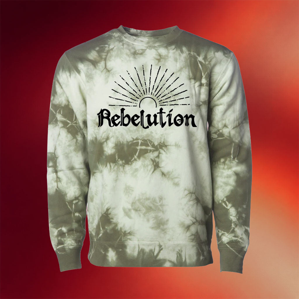 The Rebelution Merch 2026 Sunrise Tie Dye Crewneck Sweatshirt Gift For Besties - Merchluma