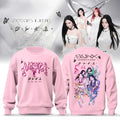 Aespa Aexis Line Global Tour 2026 Pink Sweatshirt Aespa Concert Merch Gift For Kpop Fans - Merchluma