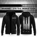 BigBang Merch 2026 BigBang World Tour Zip Hoodie Signature Gift For Kpop Fans - Merchluma