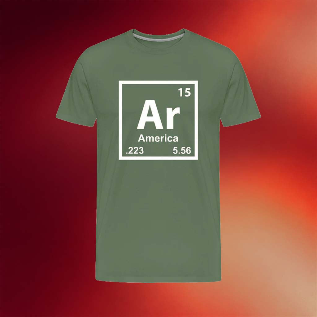 Clown World Apparel Merch 2026 Ar America T-Shirt Periodic Table Shirt Gift For Dad - Merchluma