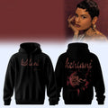 Kehlani World Tour 2026 Portrait Signature Hoodie Black Kehlani Merch Gifts For Music Fans - Merchluma