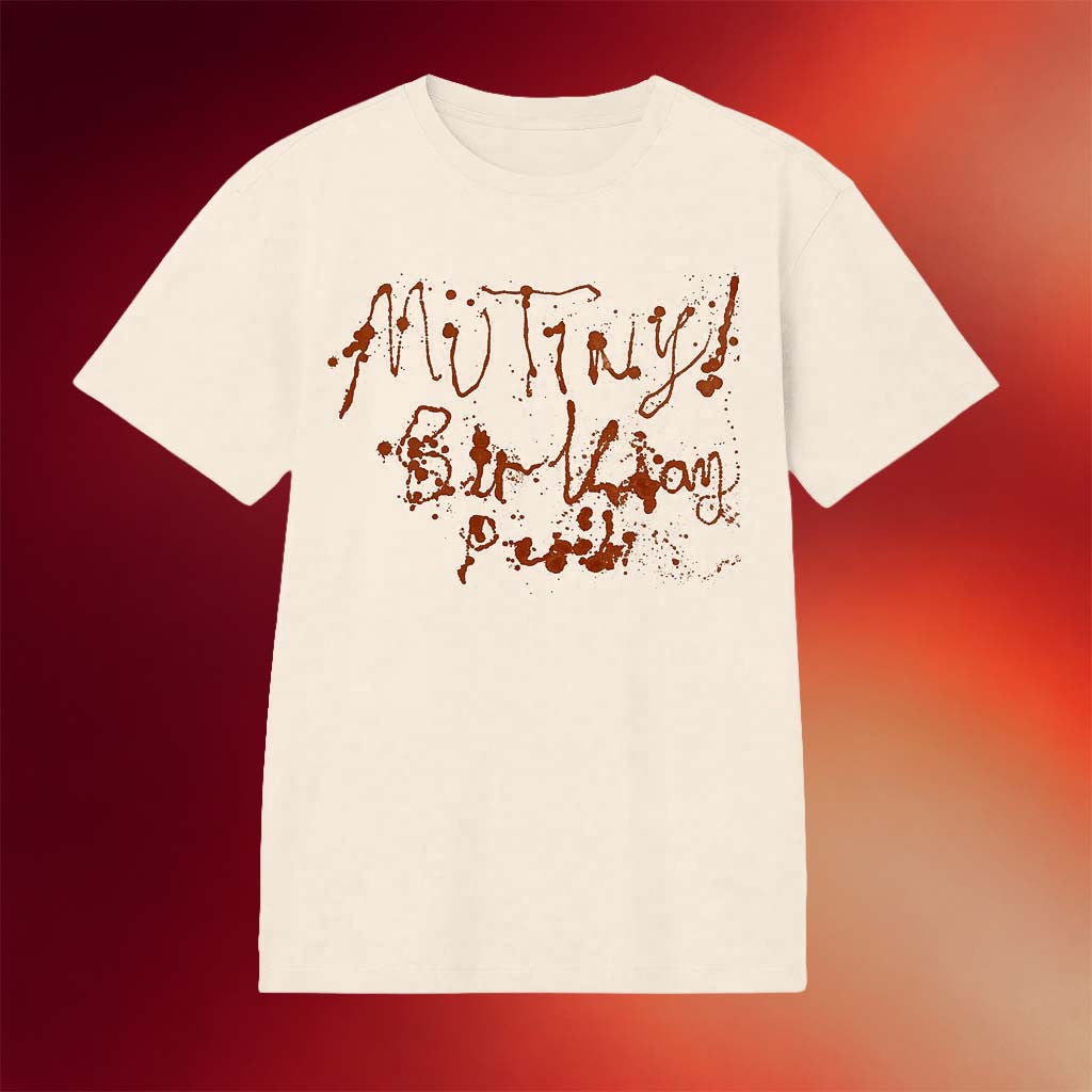 Nick Cave Merch 2026 Mutiny T-Shirt Bloody Shirt Gift Ideas For Brothers - Merchluma