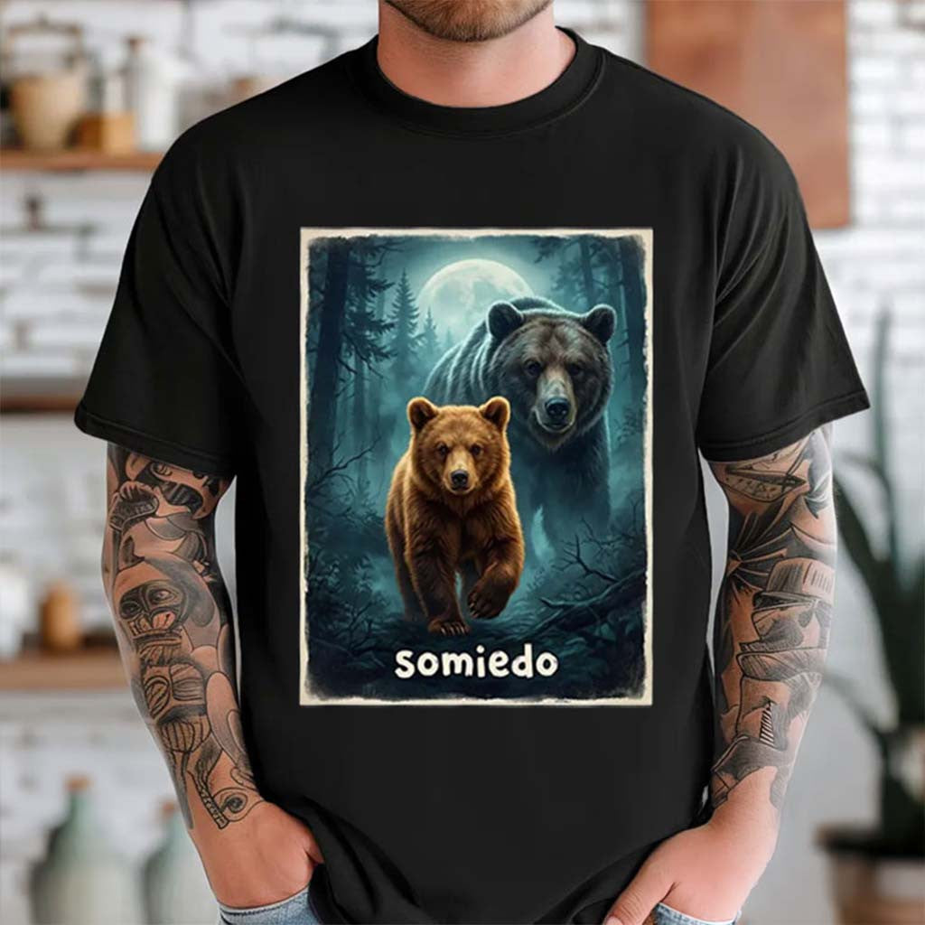Somiedo Bear Shirt Funny Animal T-Shirt Gifts For Bear Lovers - Merchluma