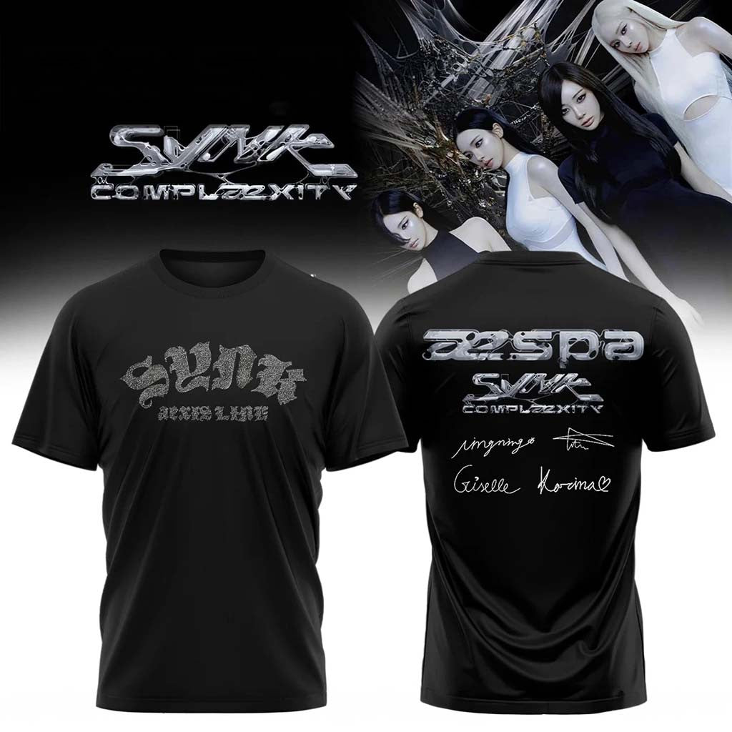 Aespa Synk Complaexity 2026 27 Live Tour T-Shirt Aespa Merch Birthday Gift For BFF - Merchluma
