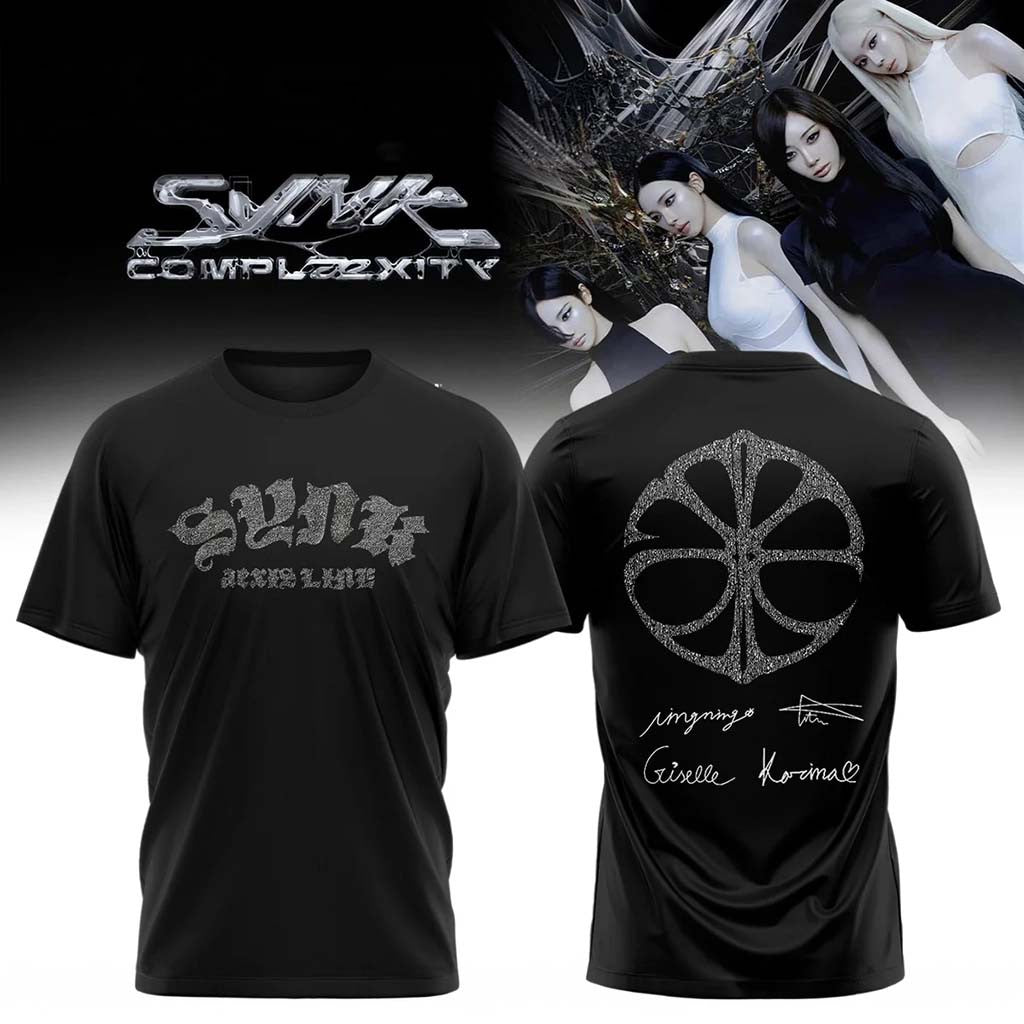 Aespa Synk Complaexity 2026 27 Live Tour T-Shirt Aespa Merch Gift For Friends - Merchluma