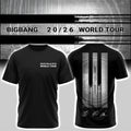 BigBang Merch 2026 World Tour T-Shirt Black BigBang Shirts Gift Ideas For Kpop Lovers - Merchluma