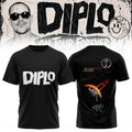 Diplo Merch 2026 On Tour Forever Signed T-Shirt Black Cool Gifts For DJ Lovers - Merchluma