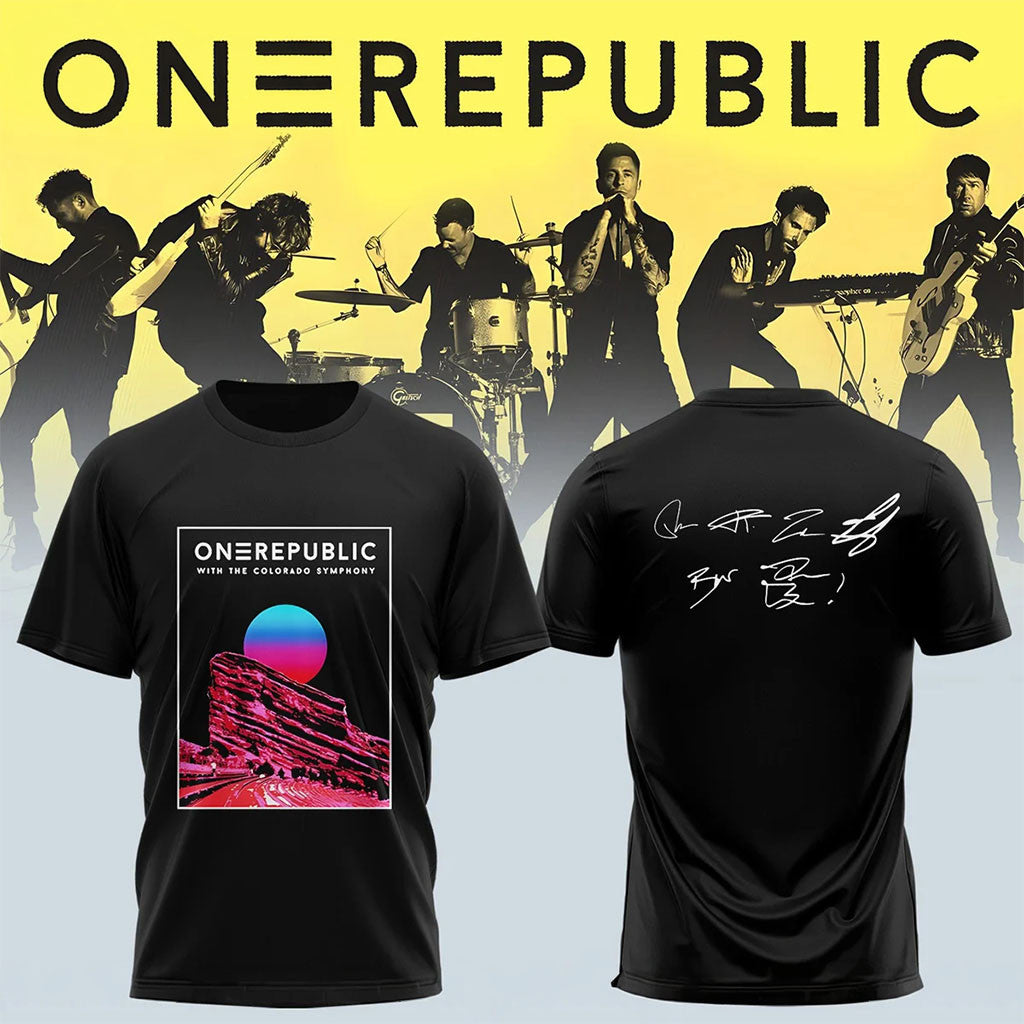OneRepublic Merch 2026 OneRepublic With The Colorado Symphony Shirt Gift For Band Fans - Merchluma