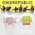 OneRepublic Merch 2026 Happiness Everywhere All At Once Now T-Shirt Gift For Band Fans - Merchluma