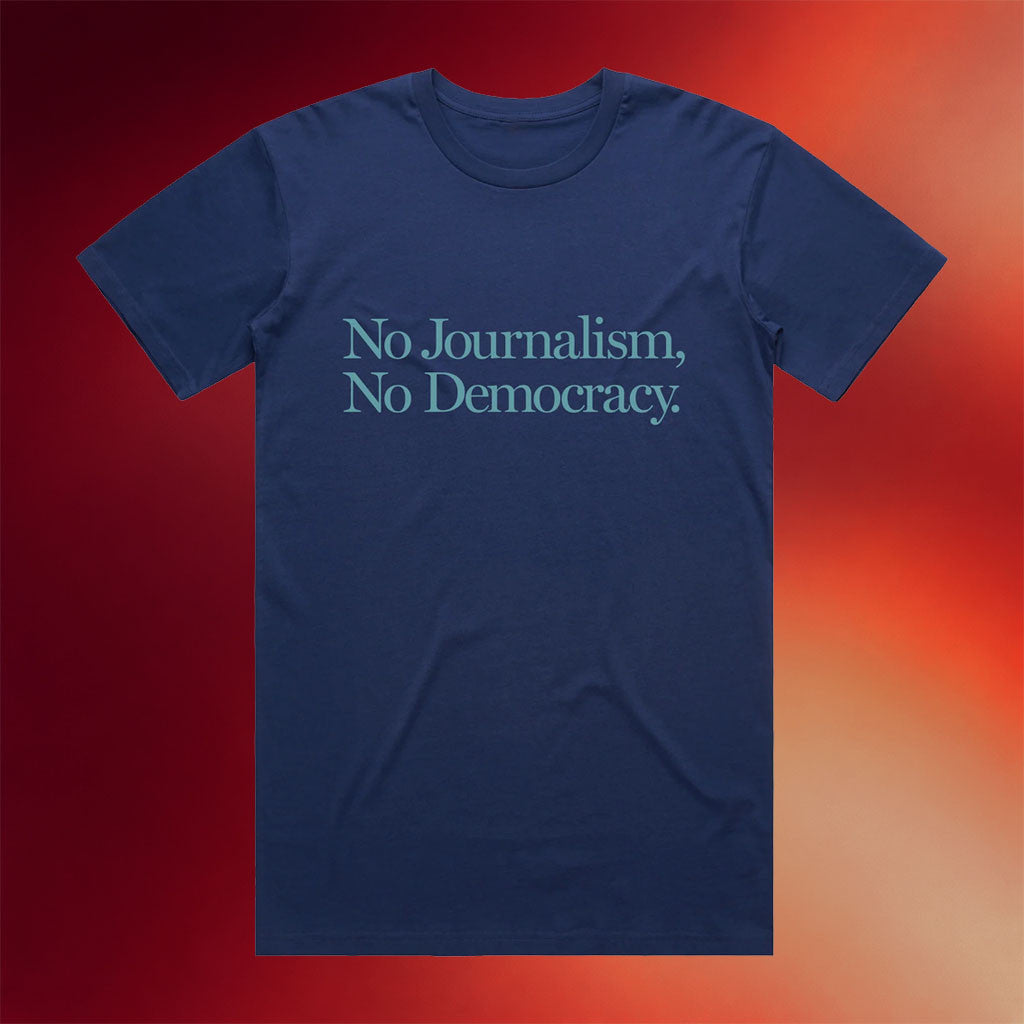The Bitter Southerner General Merch 2026 No Jornalismo Democracy T-Shirt Political Gifts - Merchluma