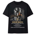 Drew Brees New Orleans Saints 2006 2021 Thank You For The Memories T-Shirt NO Saints Merch - Merchluma