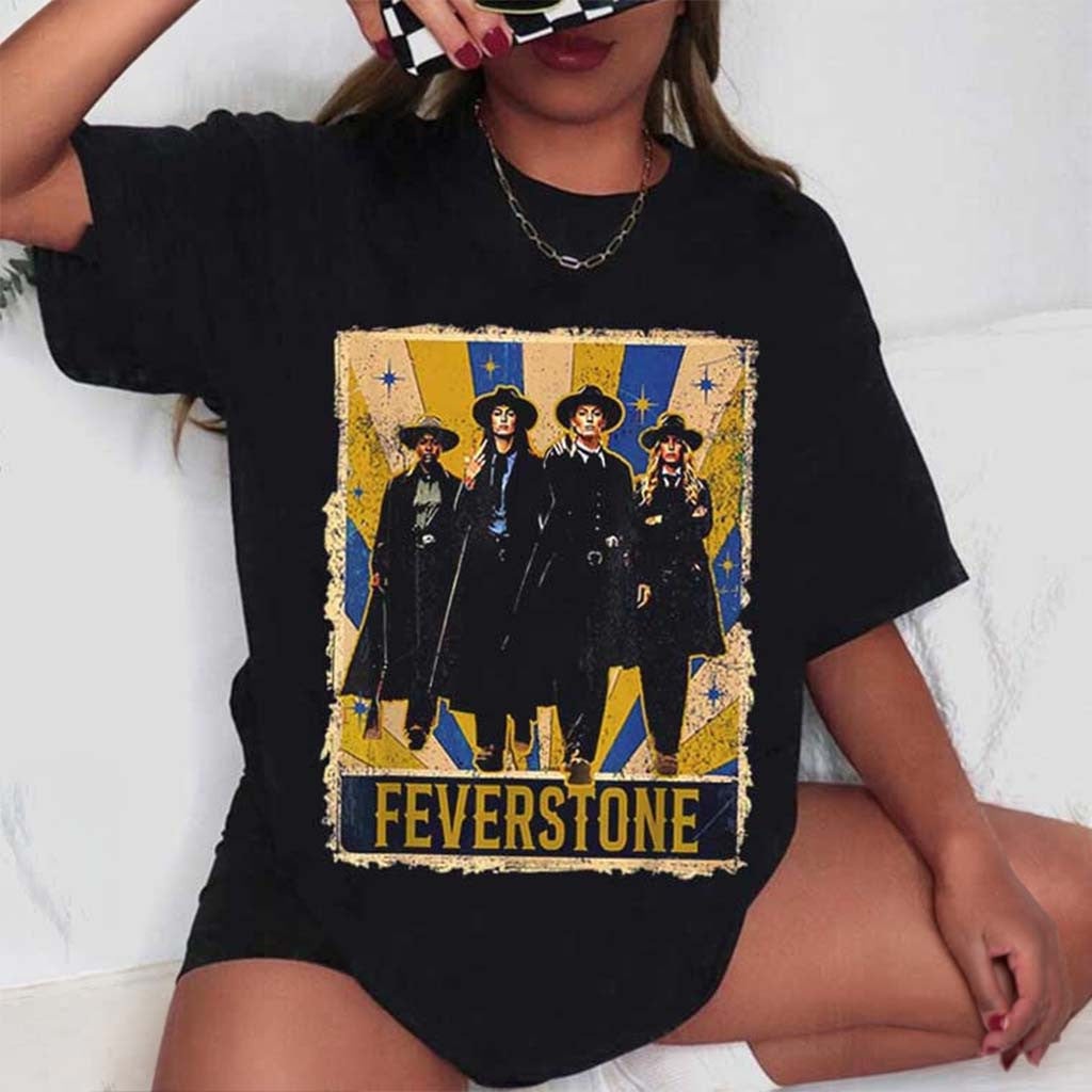 FeverStone Vintage Western Cowgirl WNBA Basketball T-Shirt Gifts For Friends - Merchluma