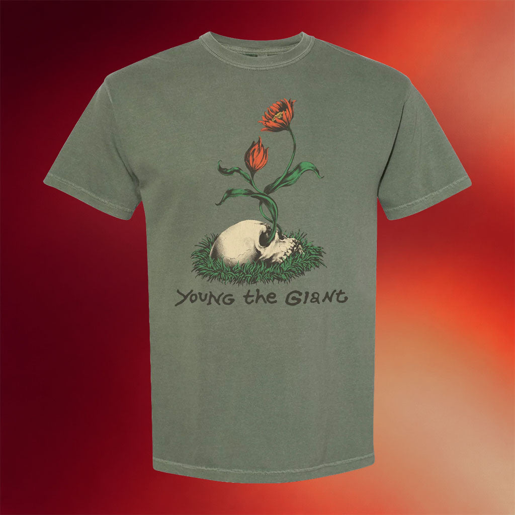 Young The Giant Merch 2026 Skull T-Shirt Gift Ideas For Rock Music Lovers - Merchluma