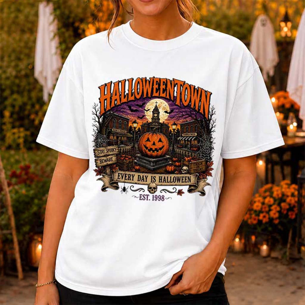 Halloweentown Every Day Is Halloween Shirt Horror Holiday T-Shirt Gifts For Halloween - Merchluma