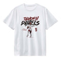 Jayden Daniels Pose Signature Washington Commanders T-Shirt Jayden Daniels Merch Gifts For Fans - Merchluma