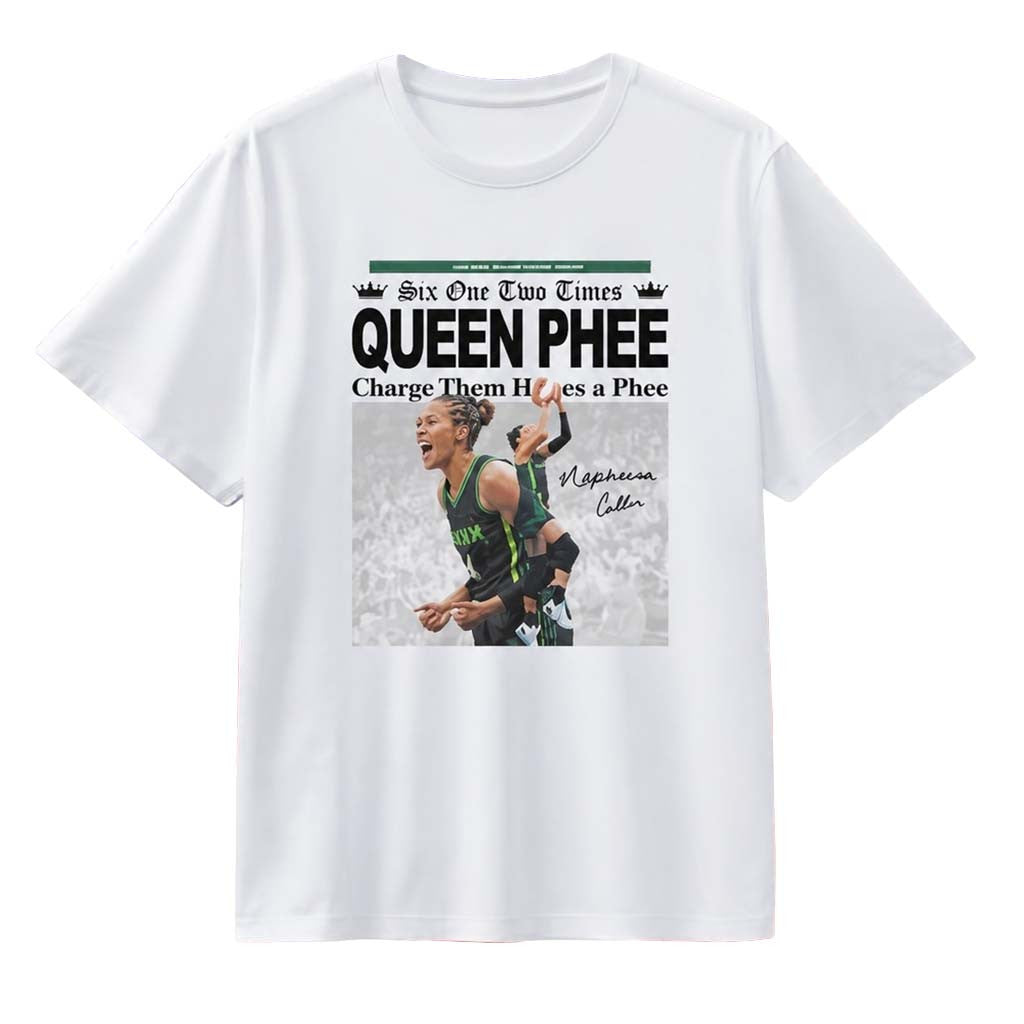 Napheesa Collier Queen Phee Minnesota Lynx WNBA Season Signature T-Shirt Minnesota Lynx Merch - Merchluma