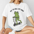 Off To Call My Mom Rosary Frog Religious Faith T-Shirt Funny Frog Shirt Gifts For Friends - Merchluma