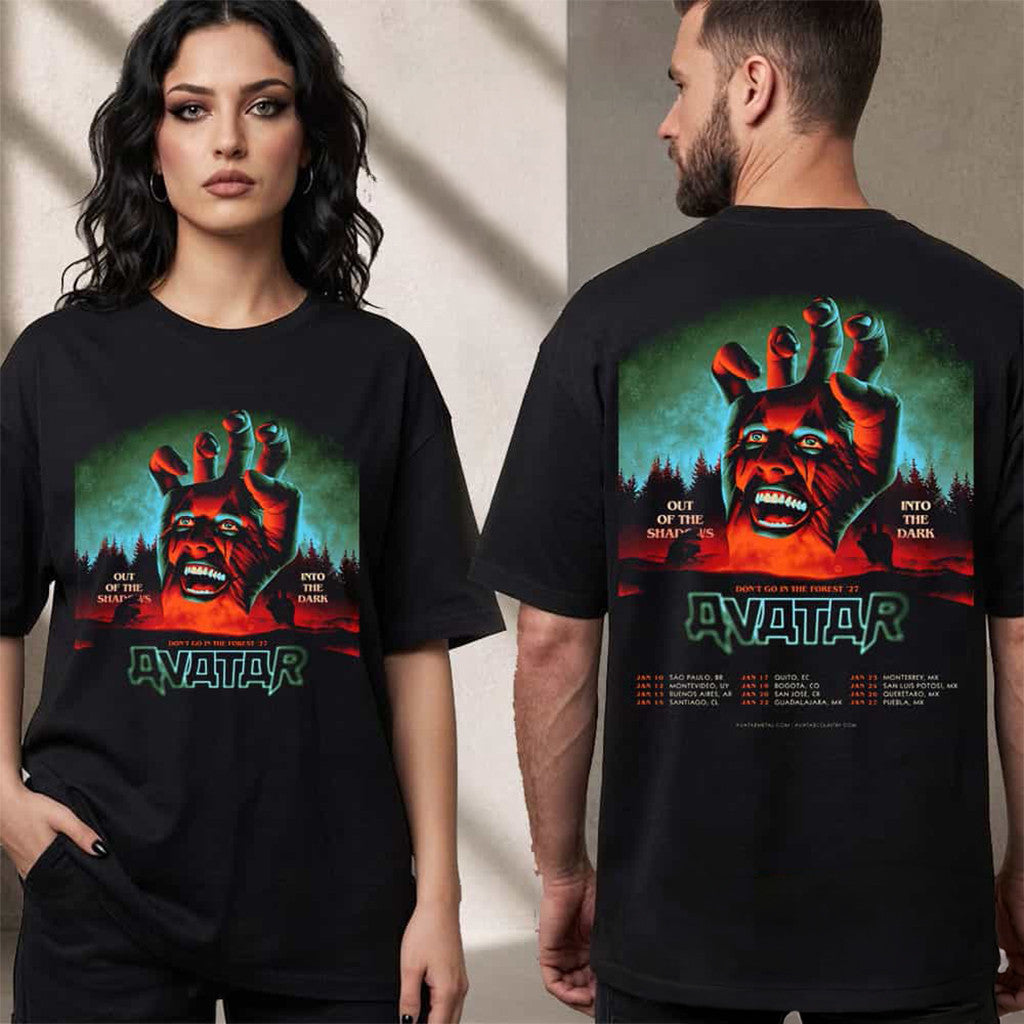 Avatar Band Don't Go In The Forest 27 Mexico Tour Dates 2027 T-Shirt Avatar Merch Gift For Fans - Merchluma