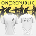 OneRepublic Merch 2026 Lightning Bolt T-Shirt Signed Shirt Gift For Band Fans - Merchluma