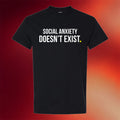 Derf Merch 2026 Social Anxiety Doesn't Exist T-Shirt Black Fred Beyer Merch Gift For Friends - Merchluma
