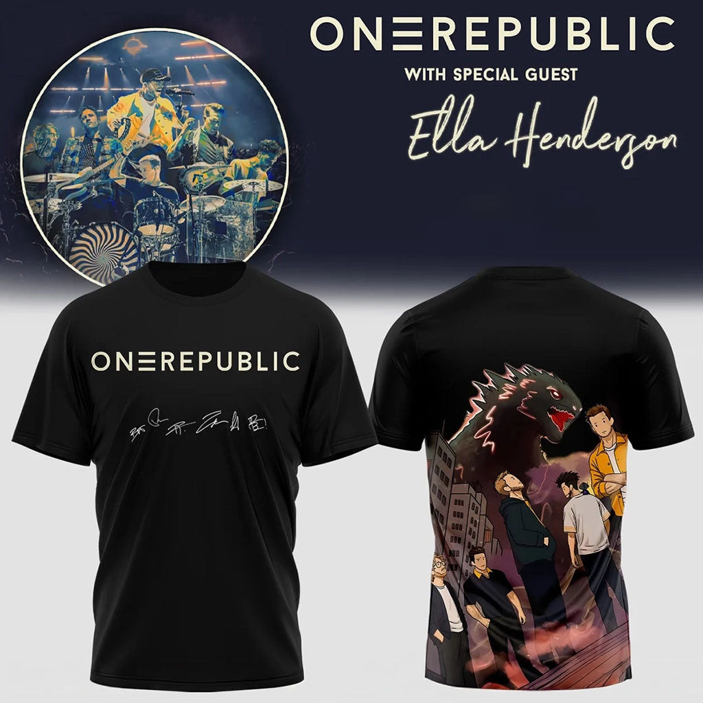 OneRepublic Merch 2026 Beautiful Colors T-Shirt Music Related Gifts For Guys - Merchluma