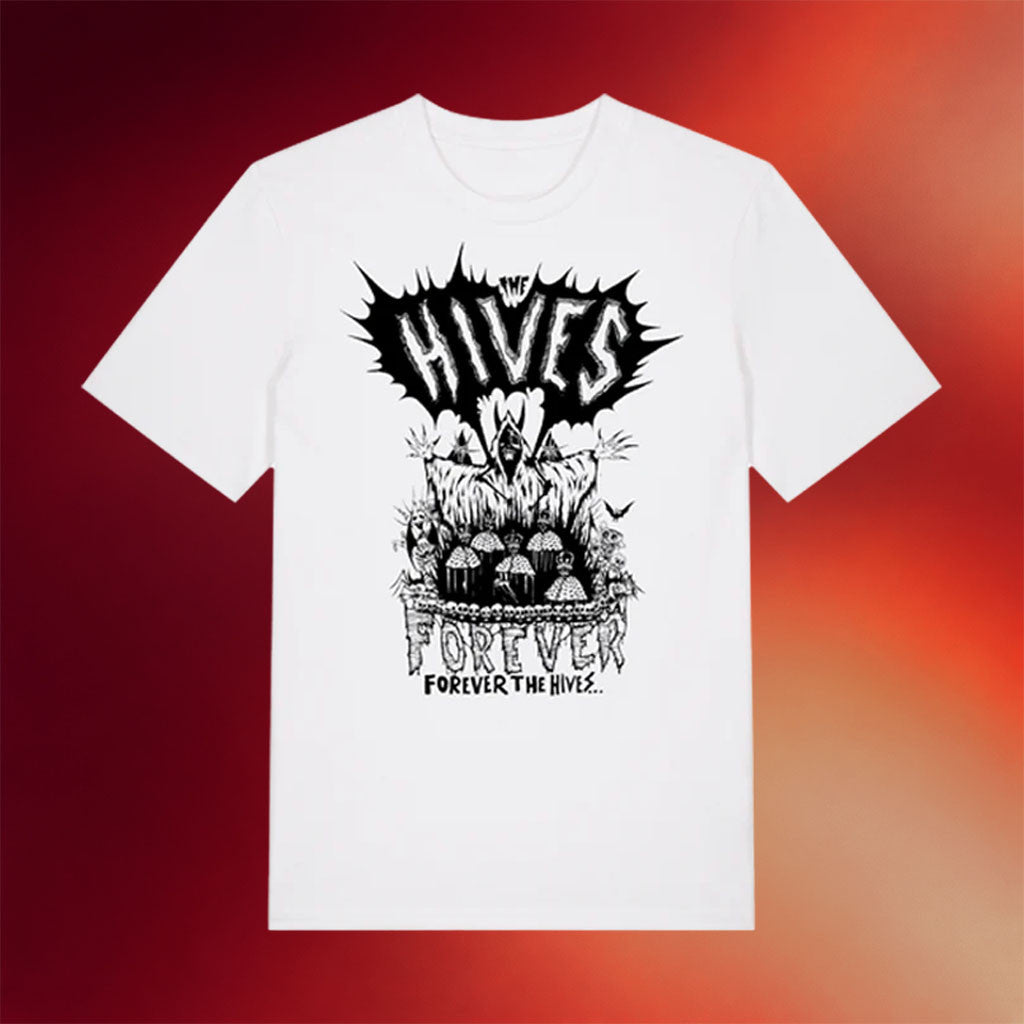 The Hives Merch 2026 THFFTH T-Shirt White Gifts For Rock Music Lovers - Merchluma