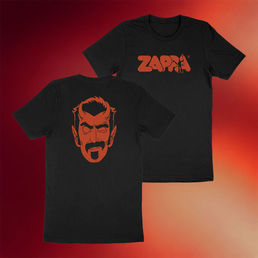 Frank Zappa Merch 2026 Zappa Devil T-Shirt Black Unique Gifts For Music Lovers - Merchluma