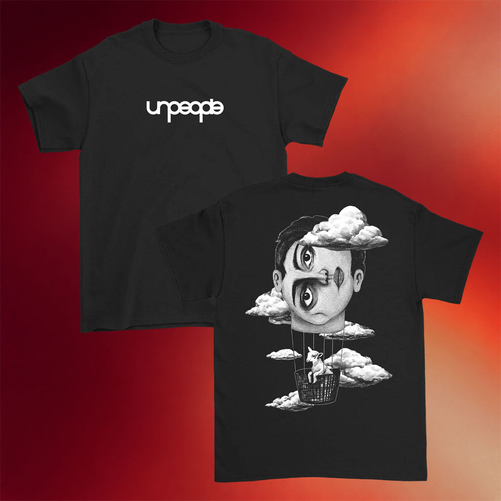 Unpeople Merch 2026 Clouds T-Shirt Black Music Lover Gift Ideas For Him - Merchluma