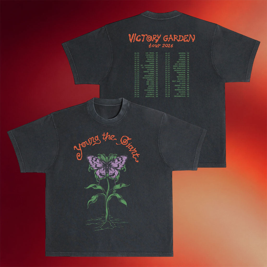Young The Giant Merch 2026 Flower Tour T-Shirt Victory Garden Tour Merch Gift For Band Fans - Merchluma