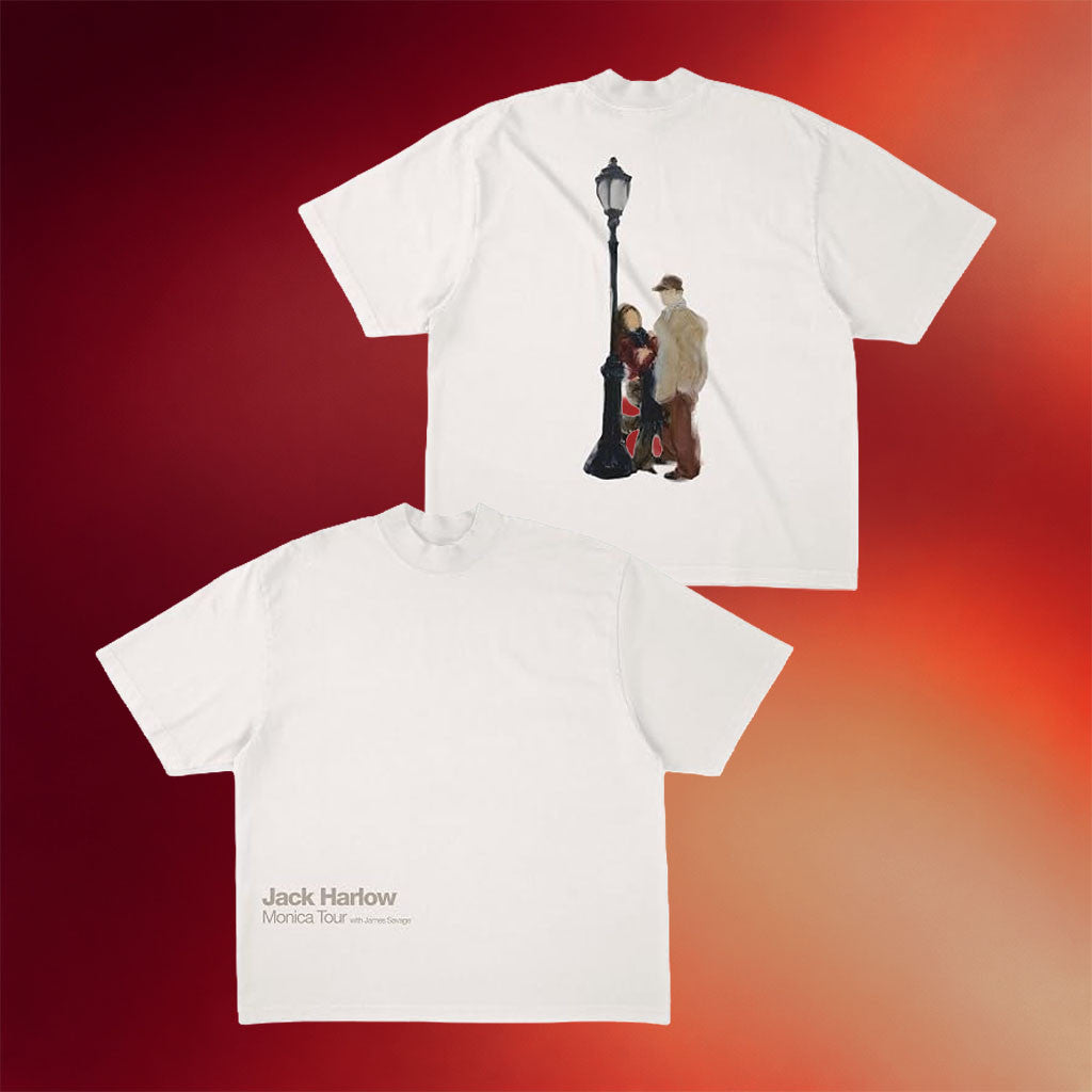 Jack Harlow Merch 2026 Jack Harlow Monica Tour Illustration T-Shirt Gift For Music Fans - Merchluma