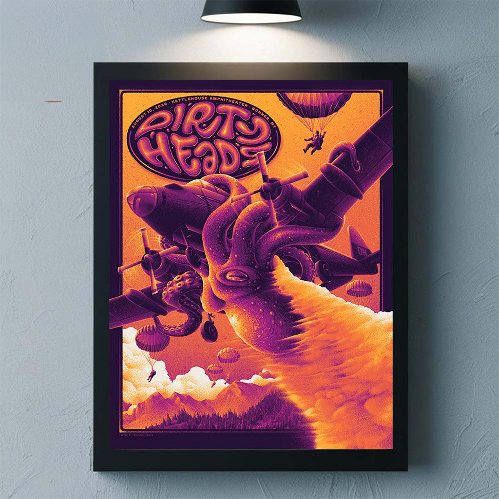 Dirty Heads Bonner MT 2026 Event Poster At Kettlehouse Amphitheater Home Decor Dirty Heads Merch - Merchluma