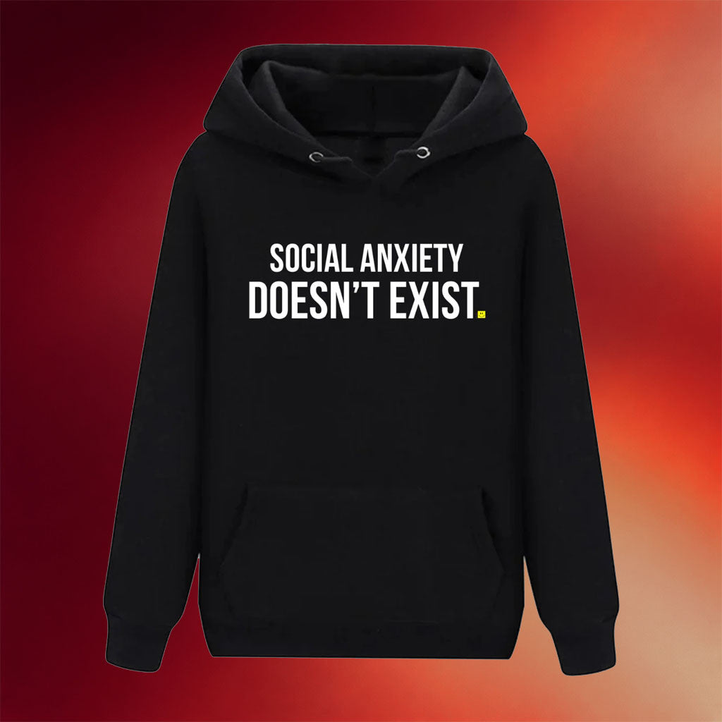 Derf Merch 2026 Social Anxiety Doesn't Exist Hoodie Fred Beyer Merch Gift For Brothers - Merchluma