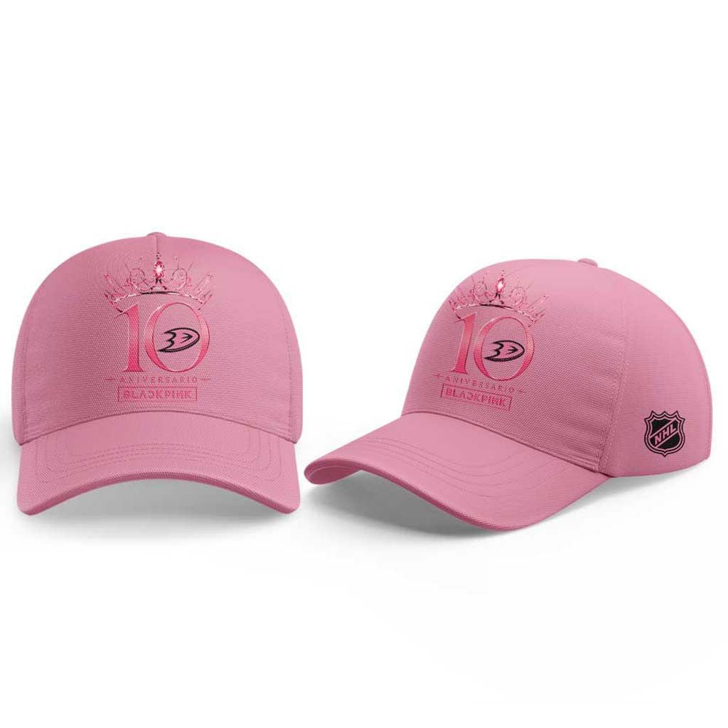Anaheim Ducks X BLACKPINK 10th Anniversary 2026 Hat Anaheim Ducks Merch Gift For Hockey Fan - Merchluma