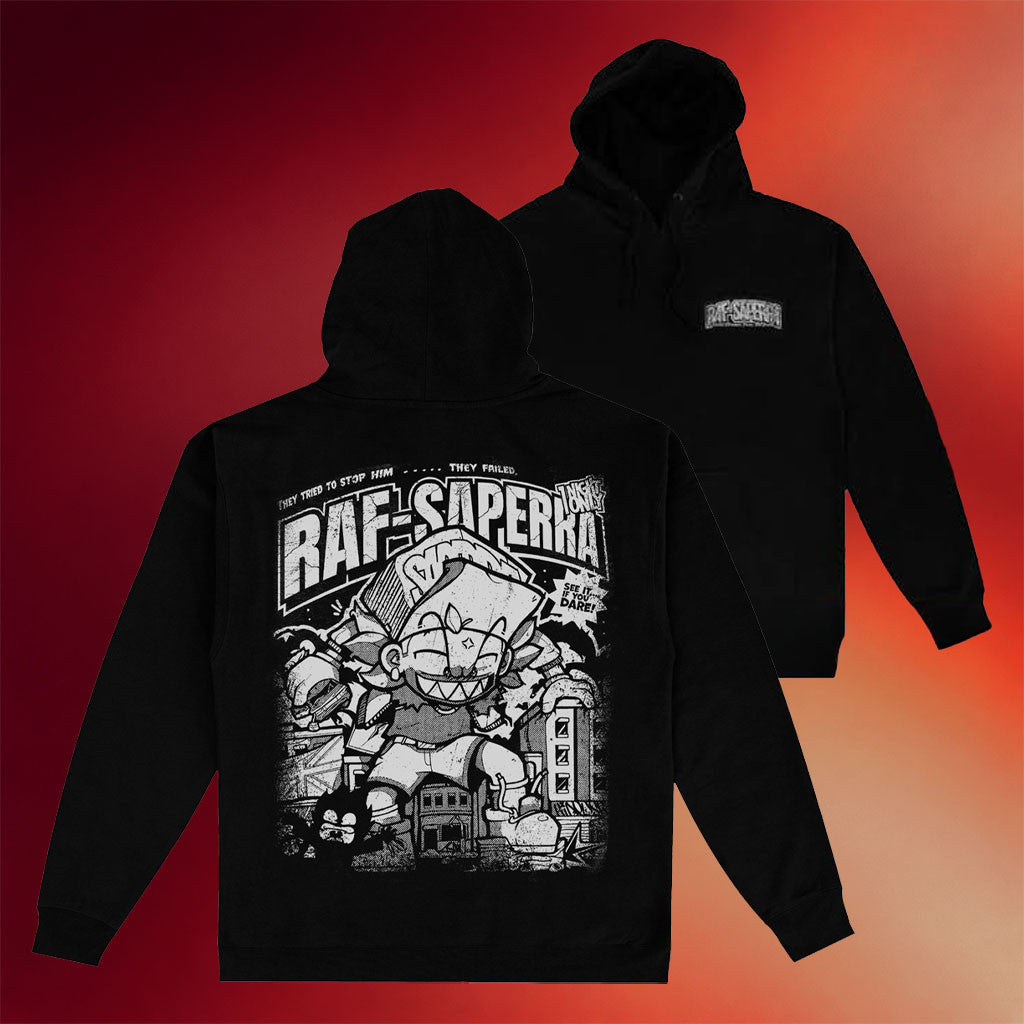 Raf Saperra Merch 2026 London Hoodie Black Music Related Gifts For Guys - Merchluma