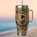 Columbus Crew MLS Cup Champions 1996 Gold Crest Tumbler Columbus Crew Merch Gifts For Fans - Merchluma
