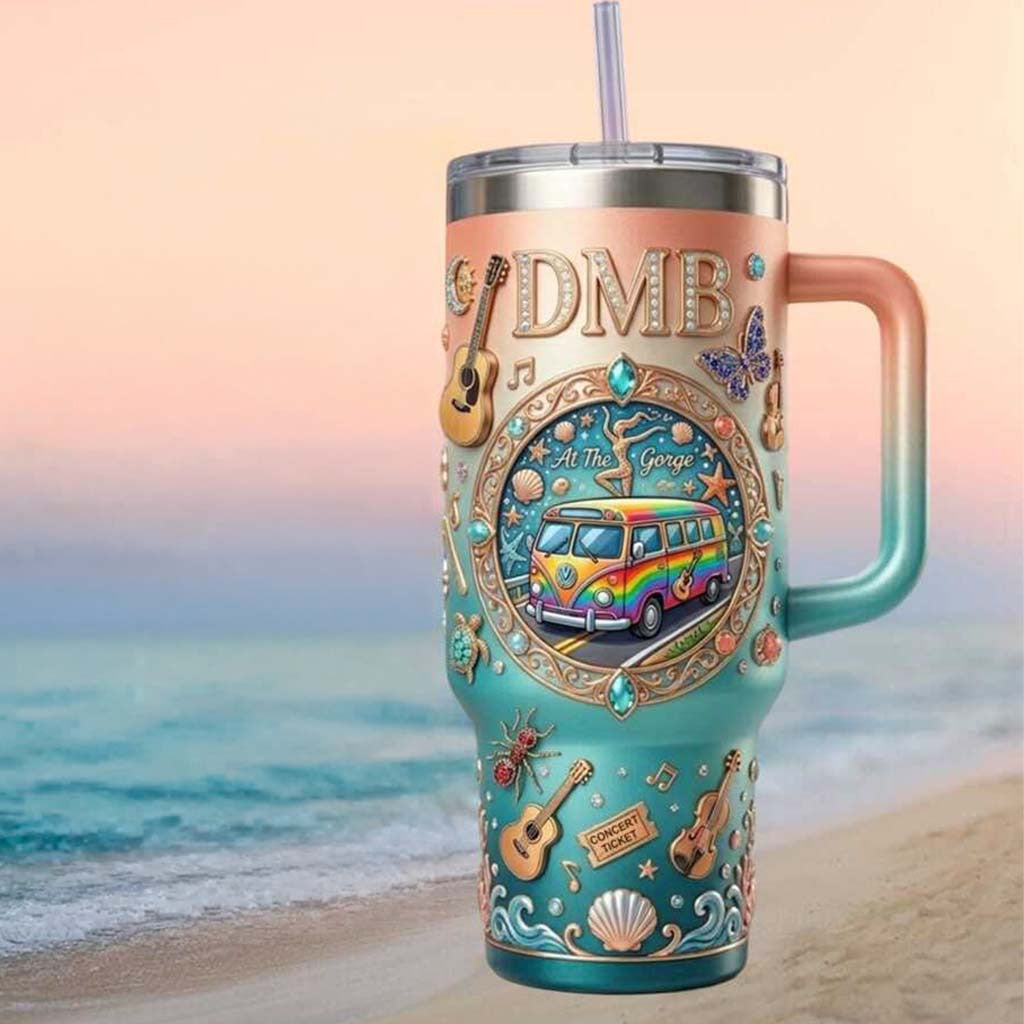 Dave Matthews Band Concert Tour Gorge Bus Summer Tumbler Dave Matthews Merch Fans Gifts - Merchluma