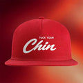 Home By 3 Merch 2026 Tuck Your Chin Snapback Hat Unique Gifts For Podcast Fans - Merchluma