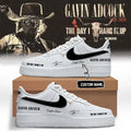 Custom Gavin Adcock The Day I Hang It Up Tour Signature Shoes Gavin Adcock Merch Gifts For Fans - Merchluma